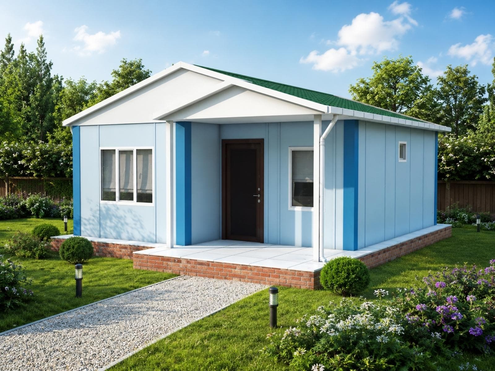 53 m² Tek Katlı Ekonomik Prefabrik Ev