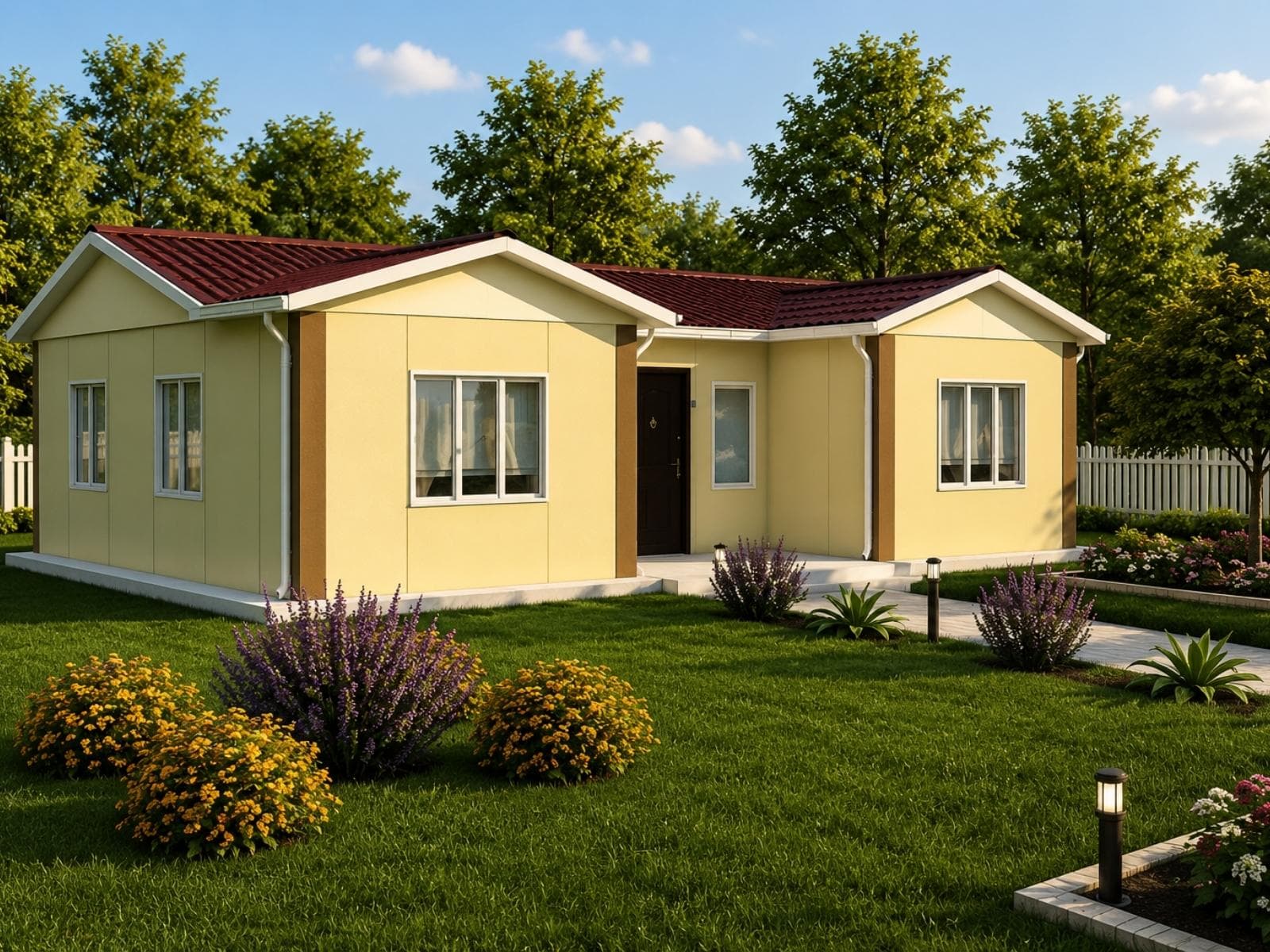 73 m² Tek Katlı Ekonomik Prefabrik Ev