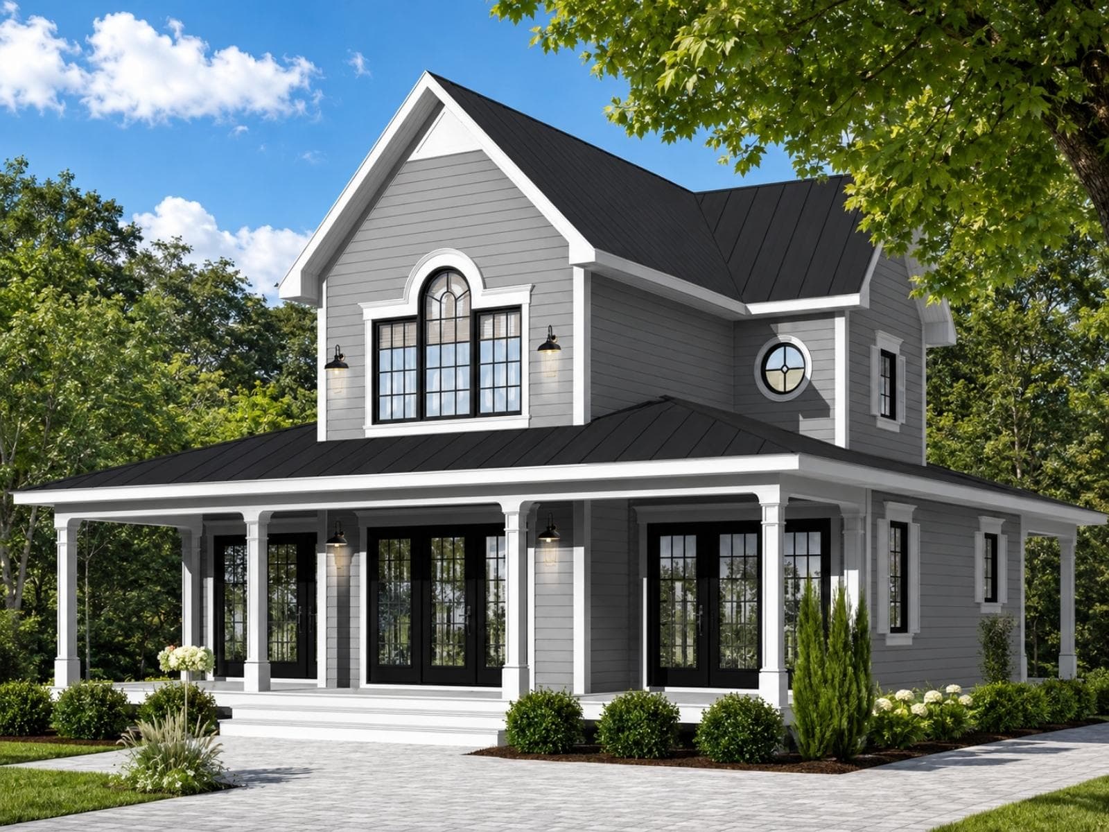 140 m² Çift Katlı Hafif Çelik Ev