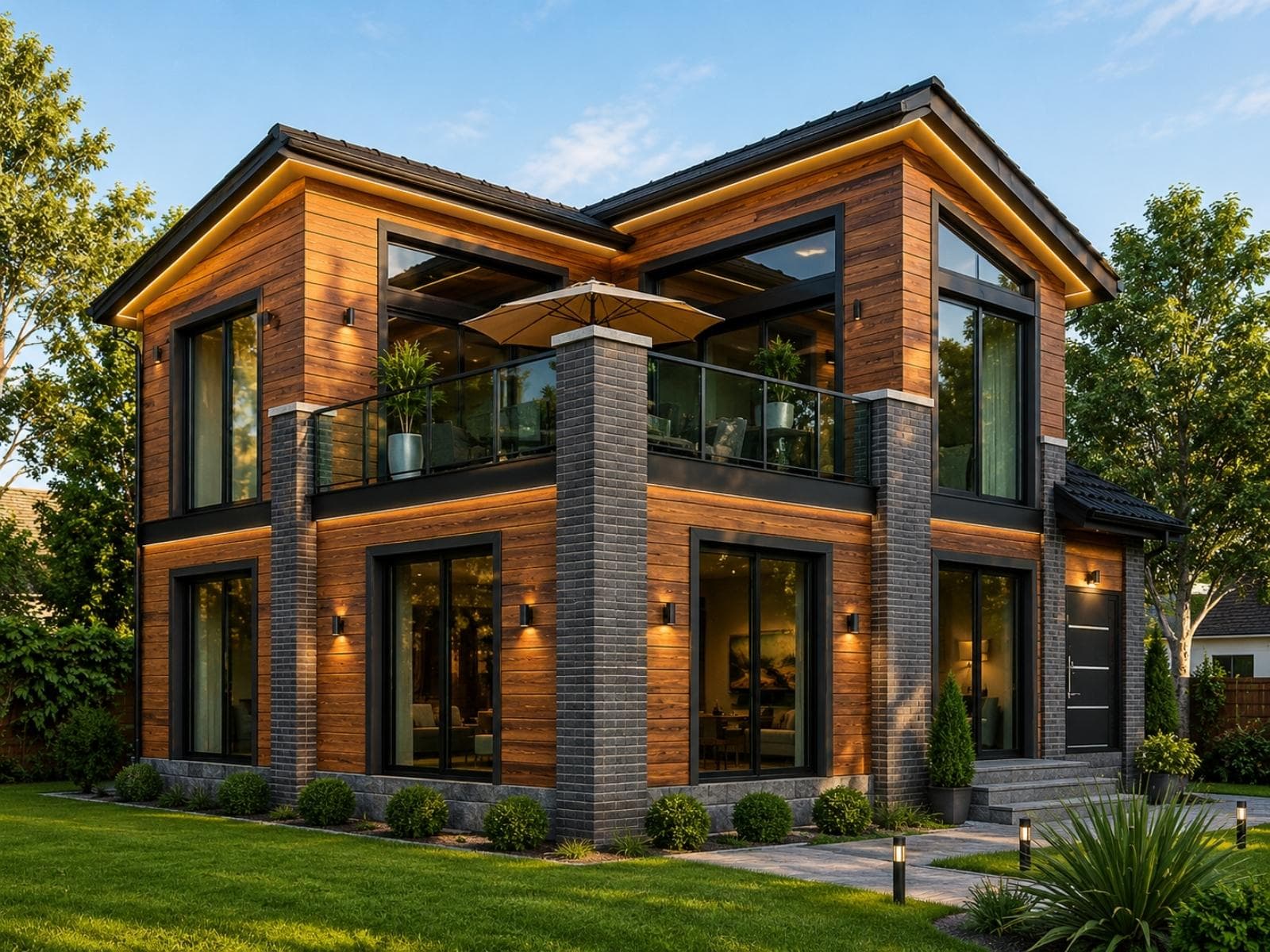 185 m² Çift Katlı Hafif Çelik Ev