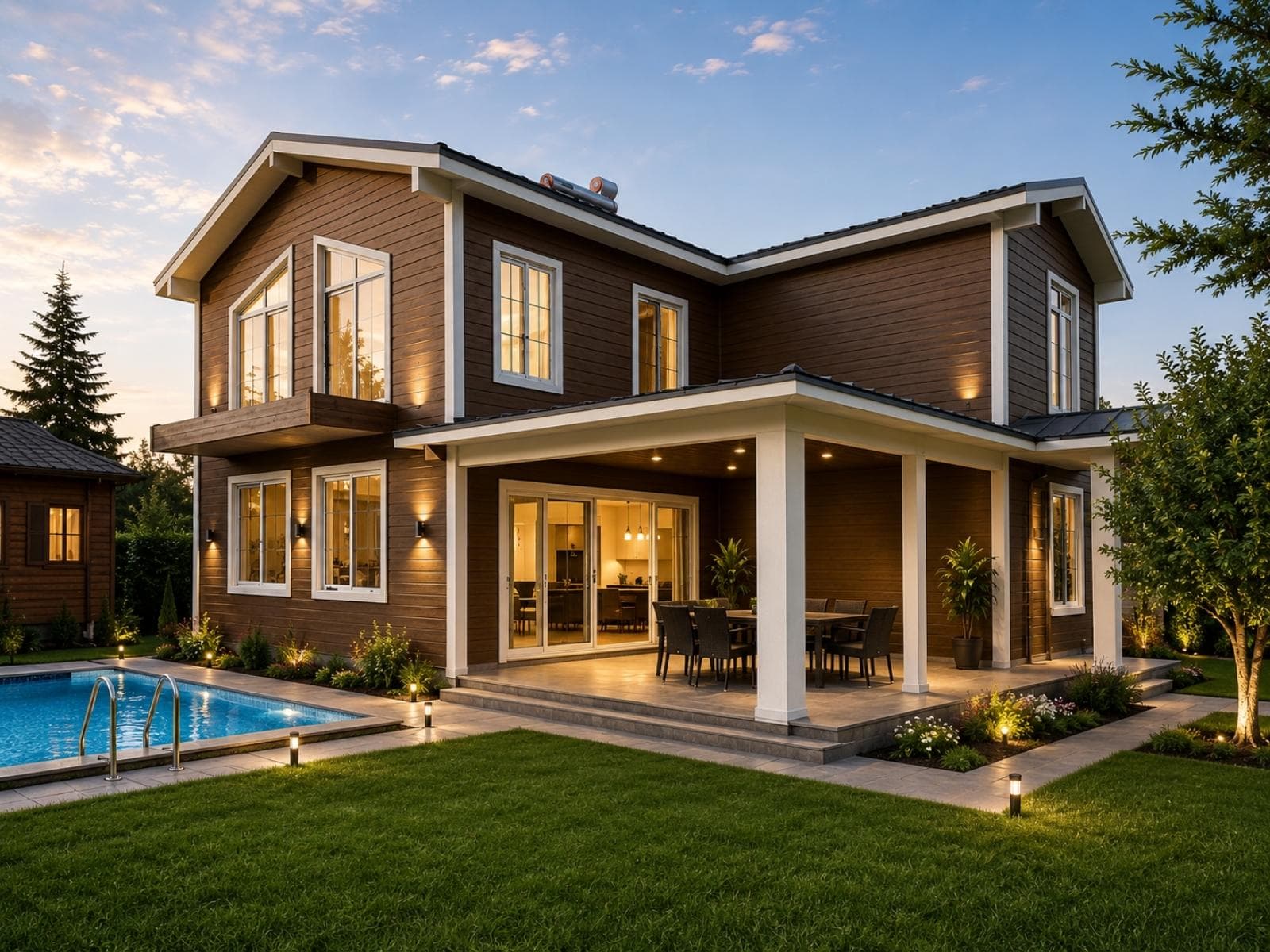 250 m² Çift Katlı Hafif Çelik Ev
