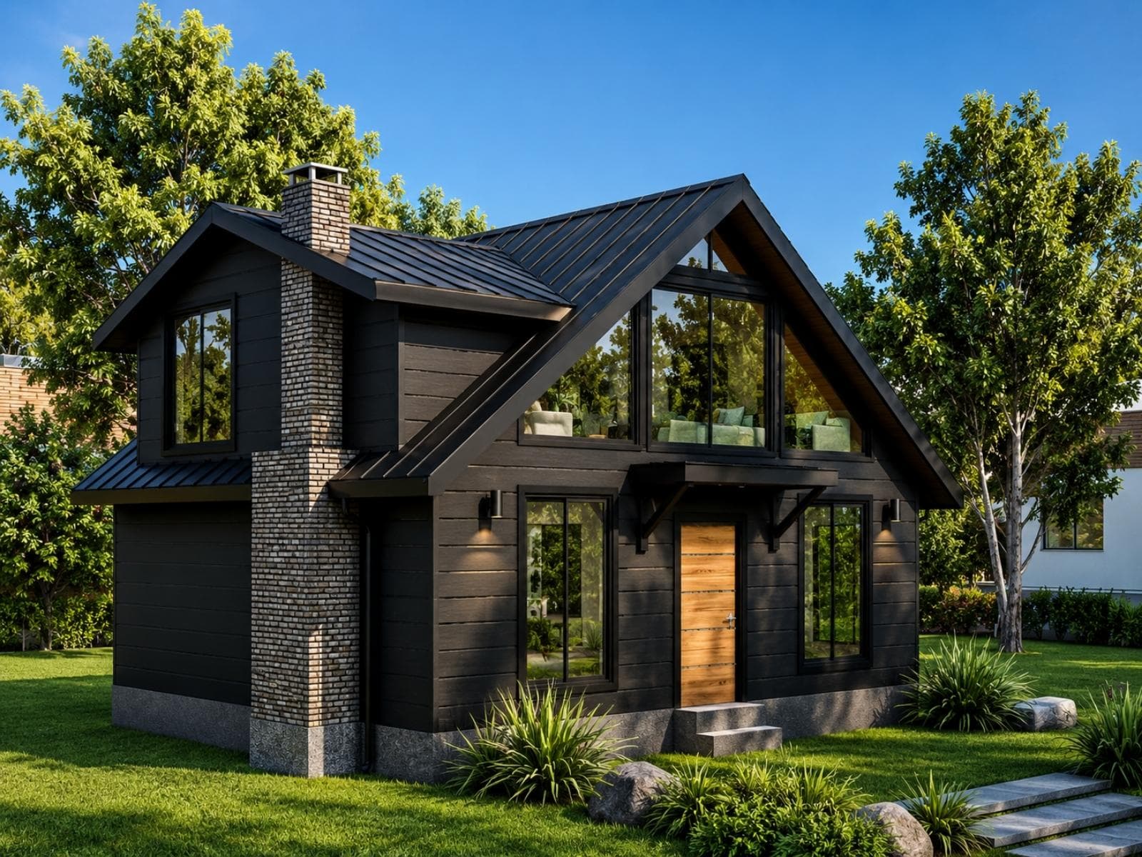 120 m² Çift Katlı Hafif Çelik Ev