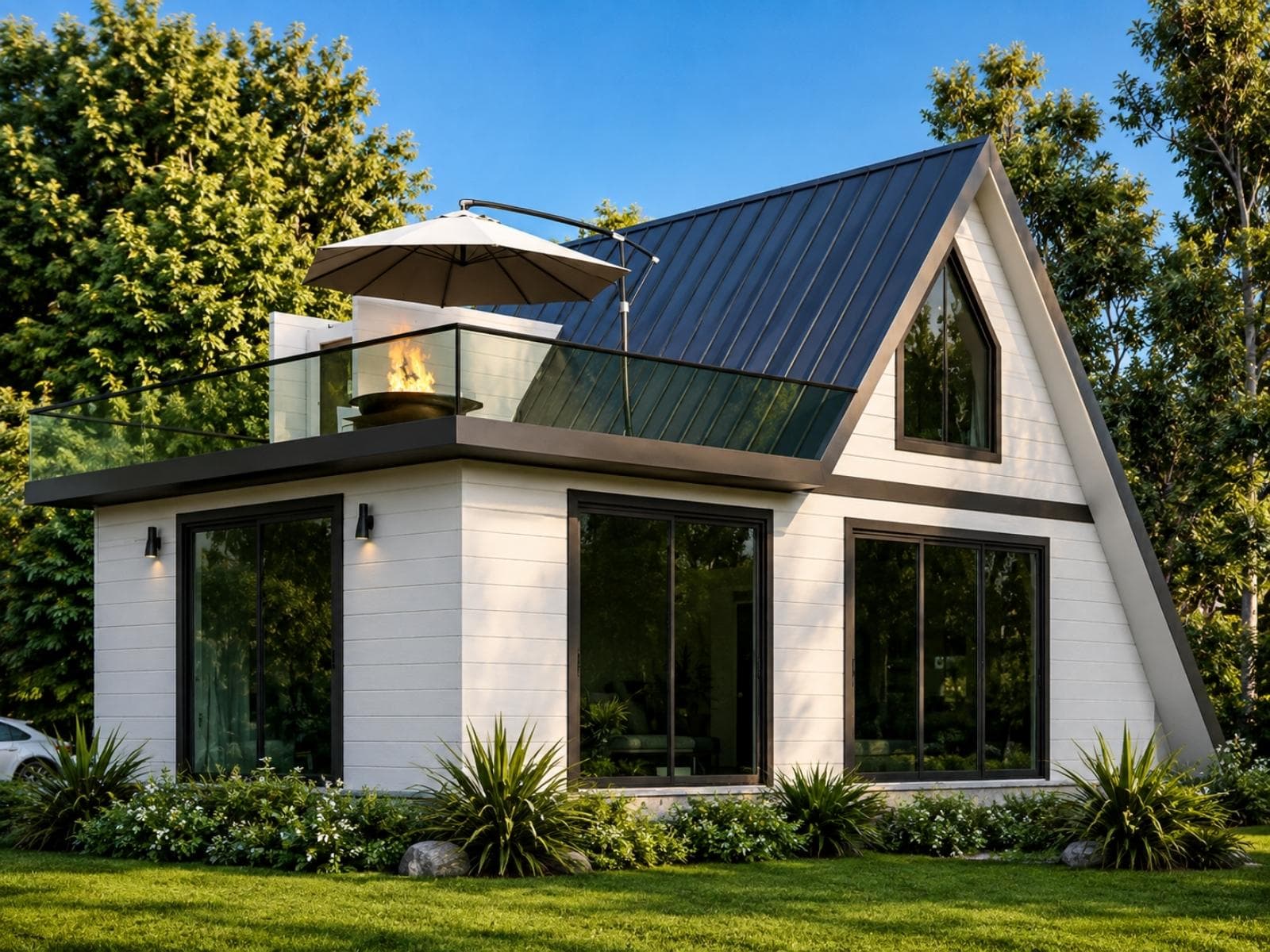 146 m² Çift Katlı Hafif Çelik Ev
