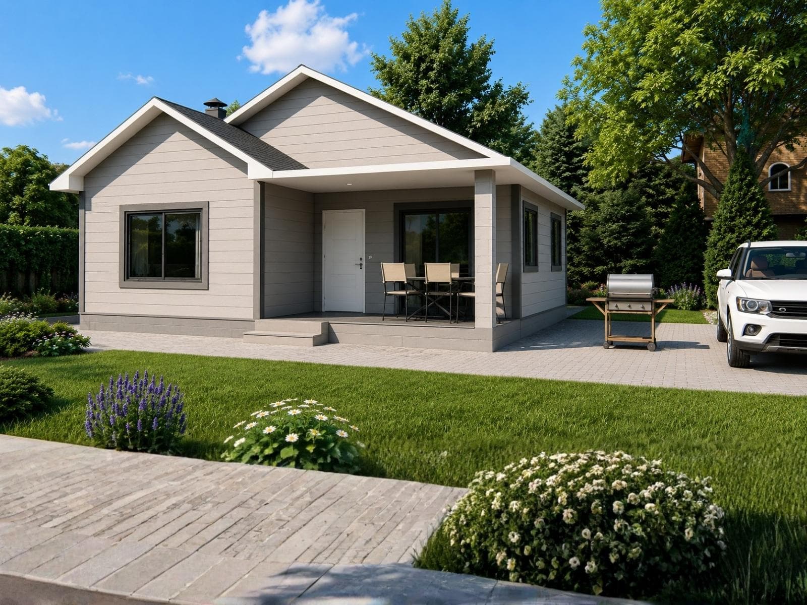 84 m² Tek Katlı Hafif Çelik Ev