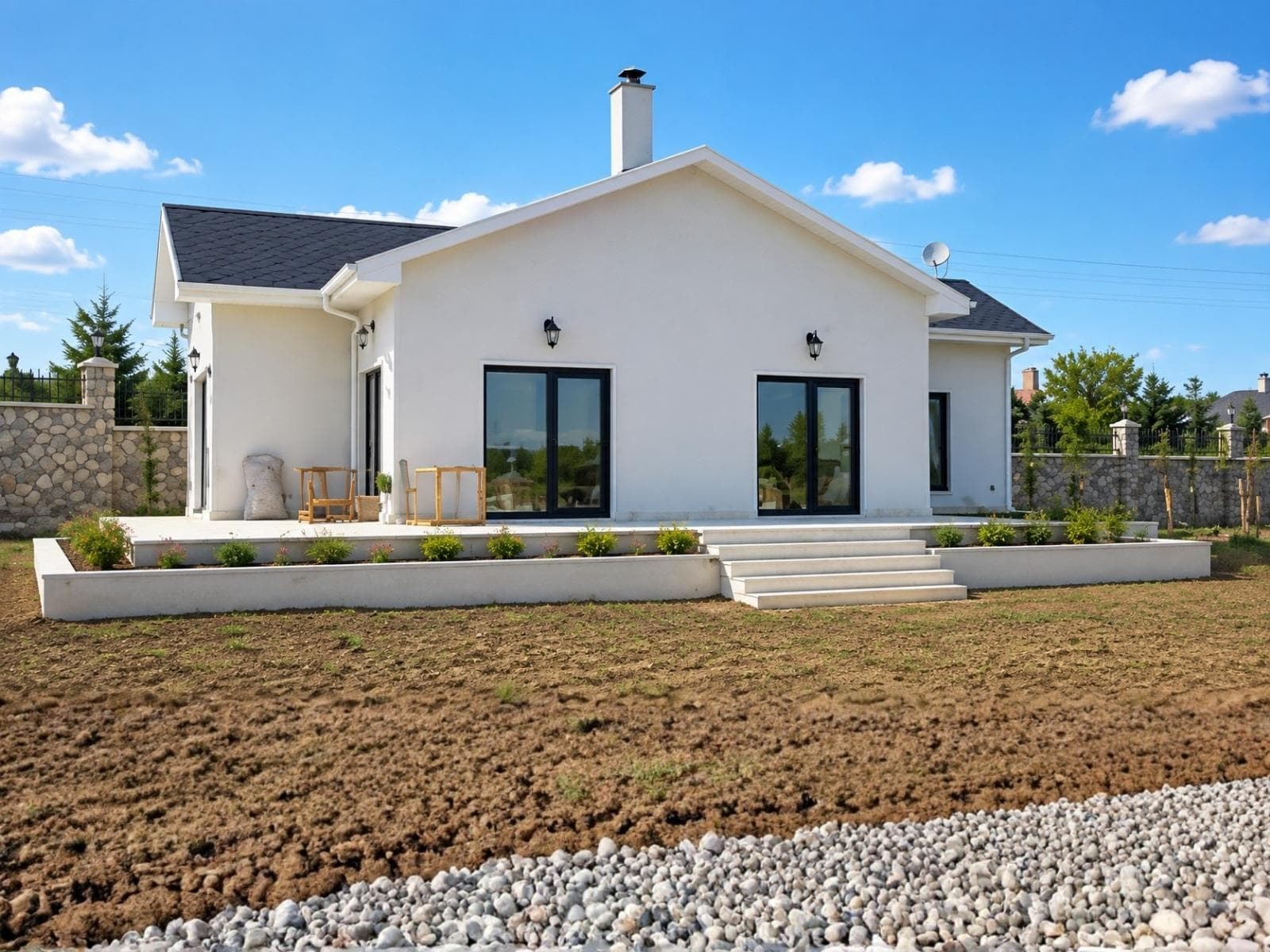 90 m² Tek Katlı Hafif Çelik Ev