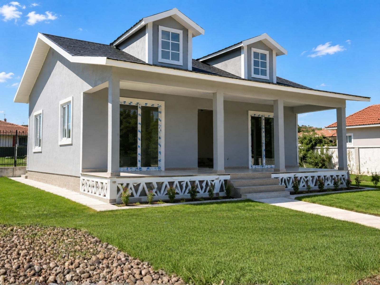 90 m² Tek Katlı Hafif Çelik Ev