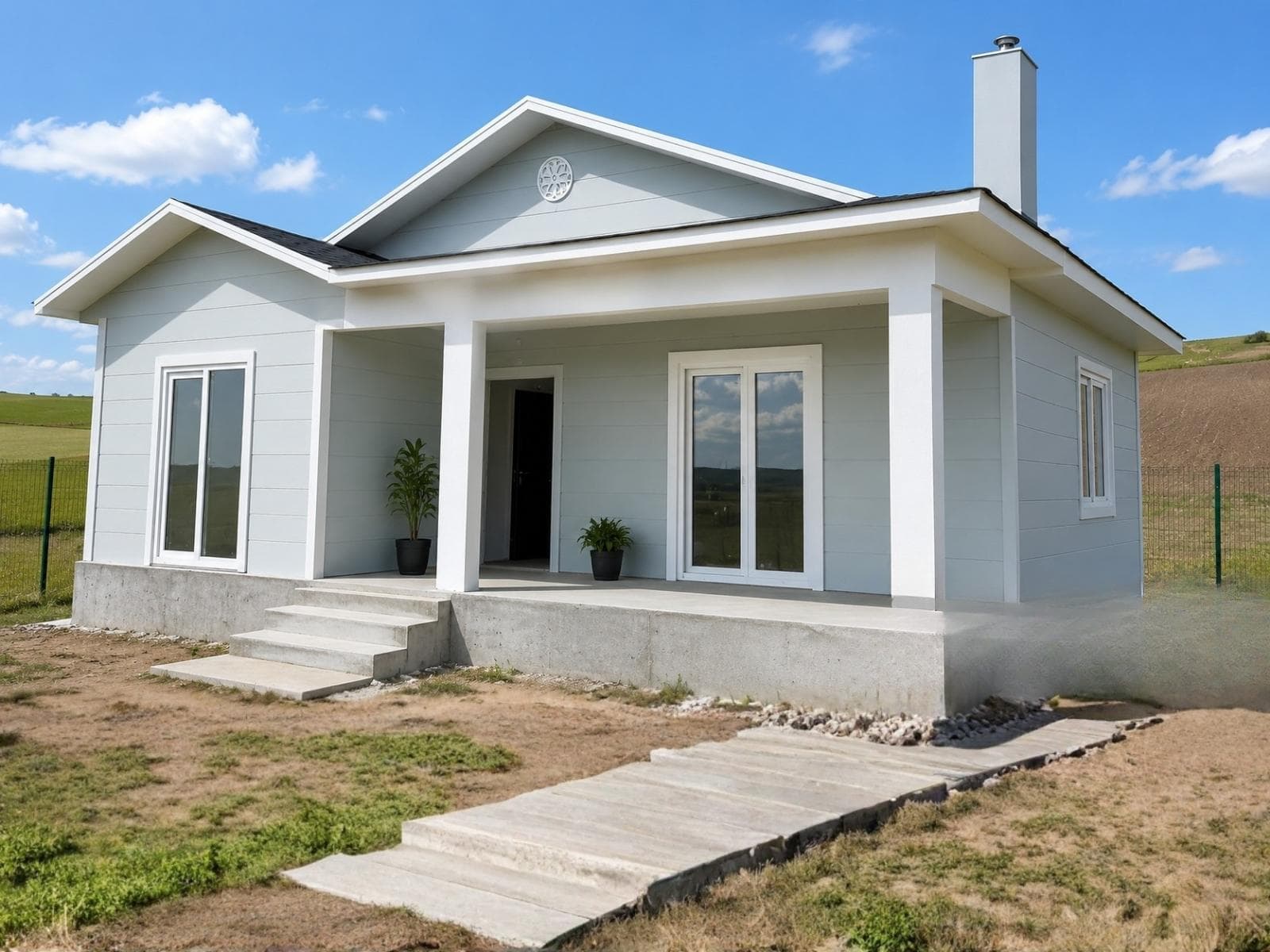 64 m² Tek Katlı Hafif Çelik Ev
