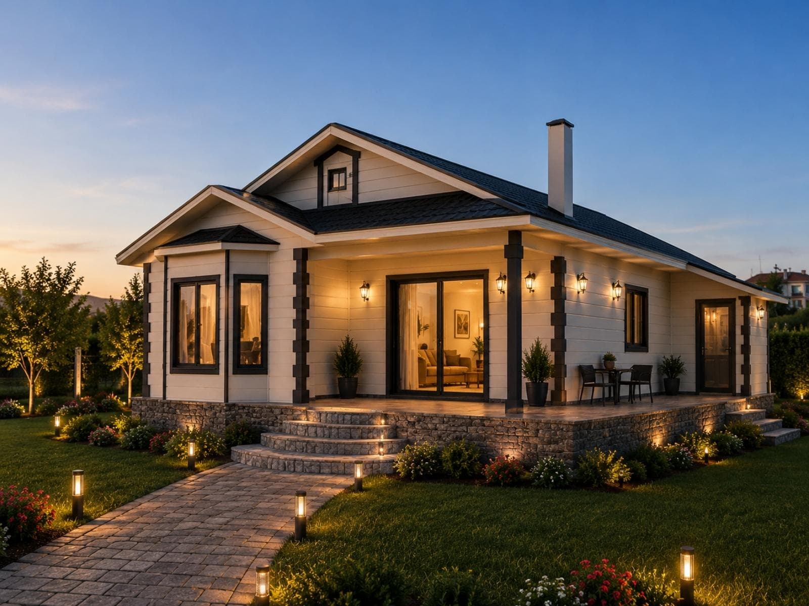 106 m² Tek Katlı Hafif Çelik Ev