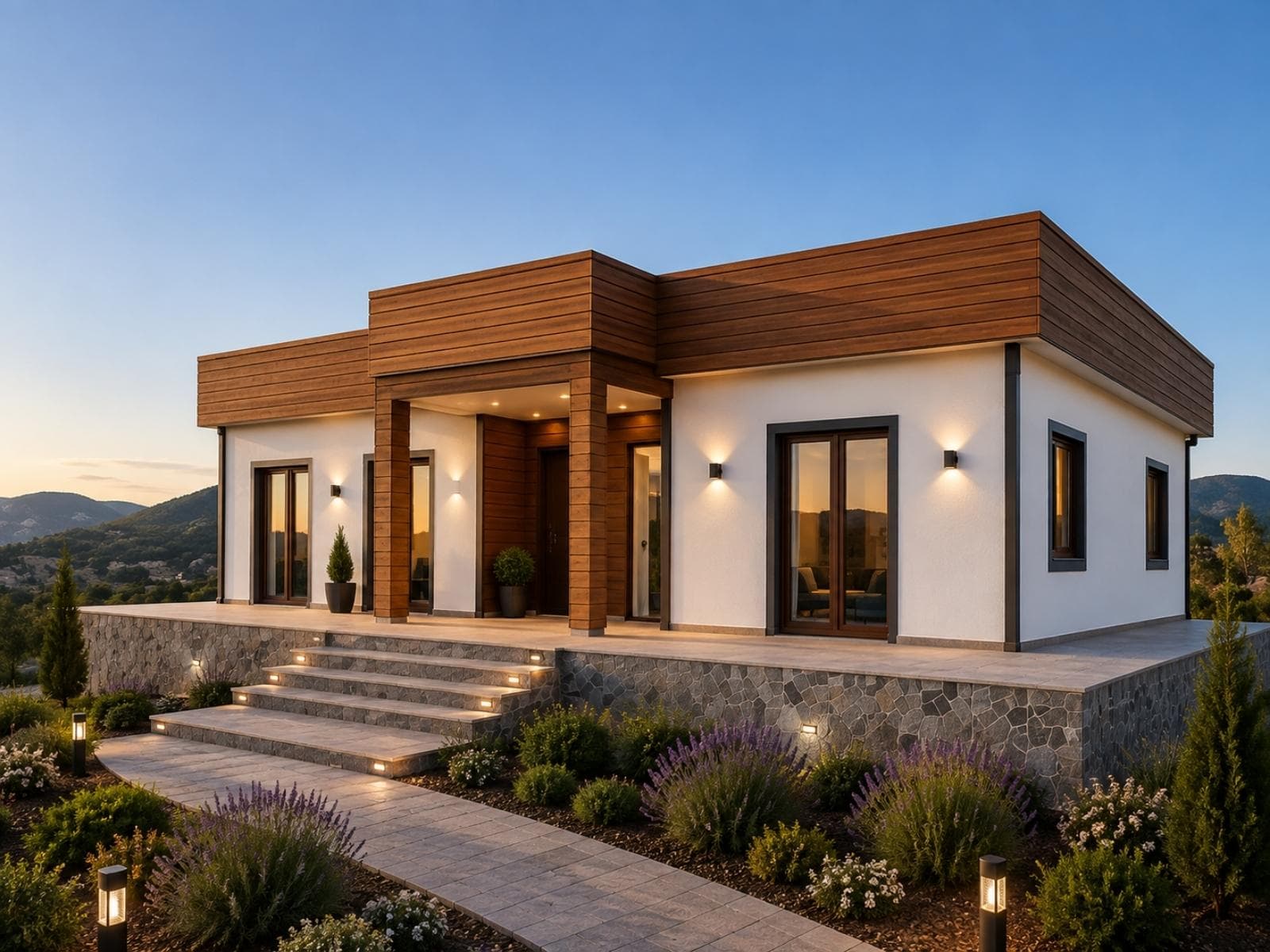 100 m² Tek Katlı Hafif Çelik Ev