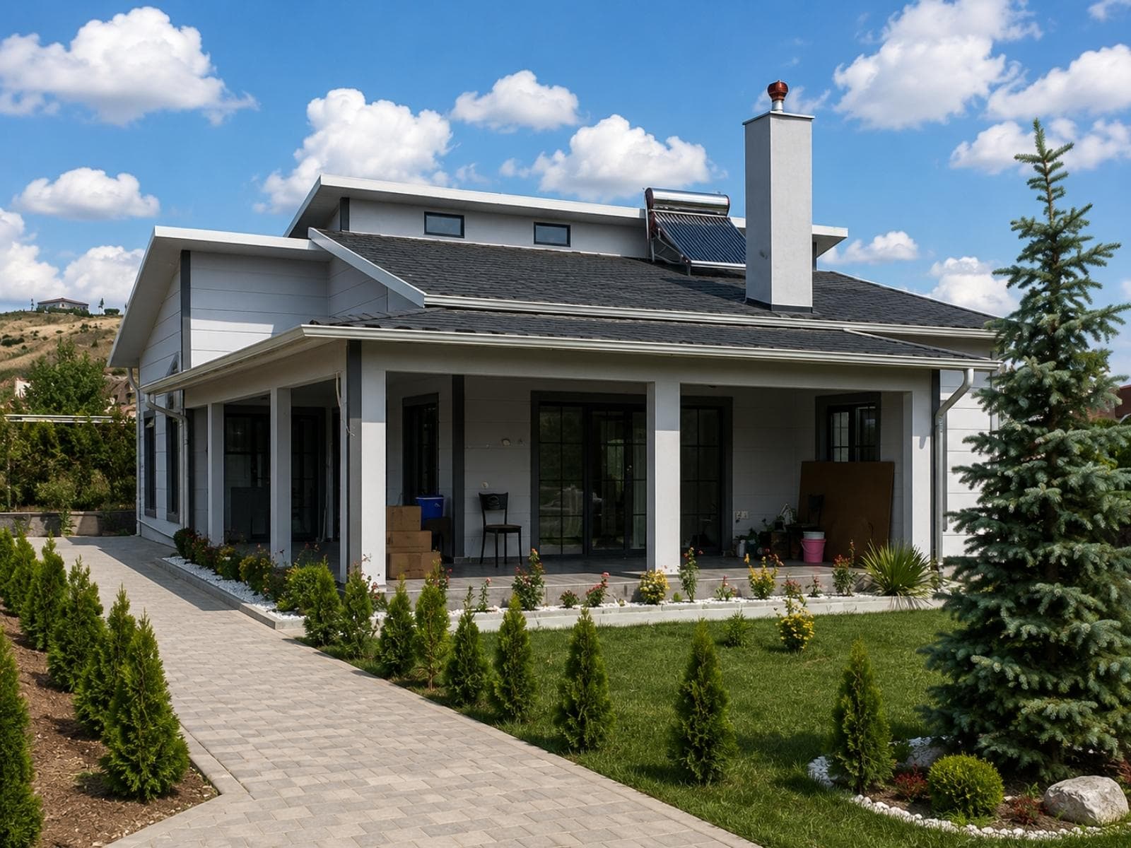 93 m² Tek Katlı Hafif Çelik Ev