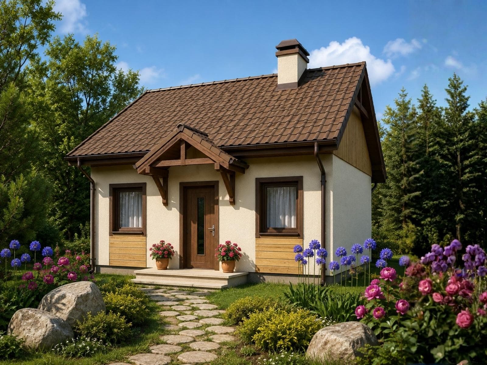 110 m² Tek Katlı Hafif Çelik Ev
