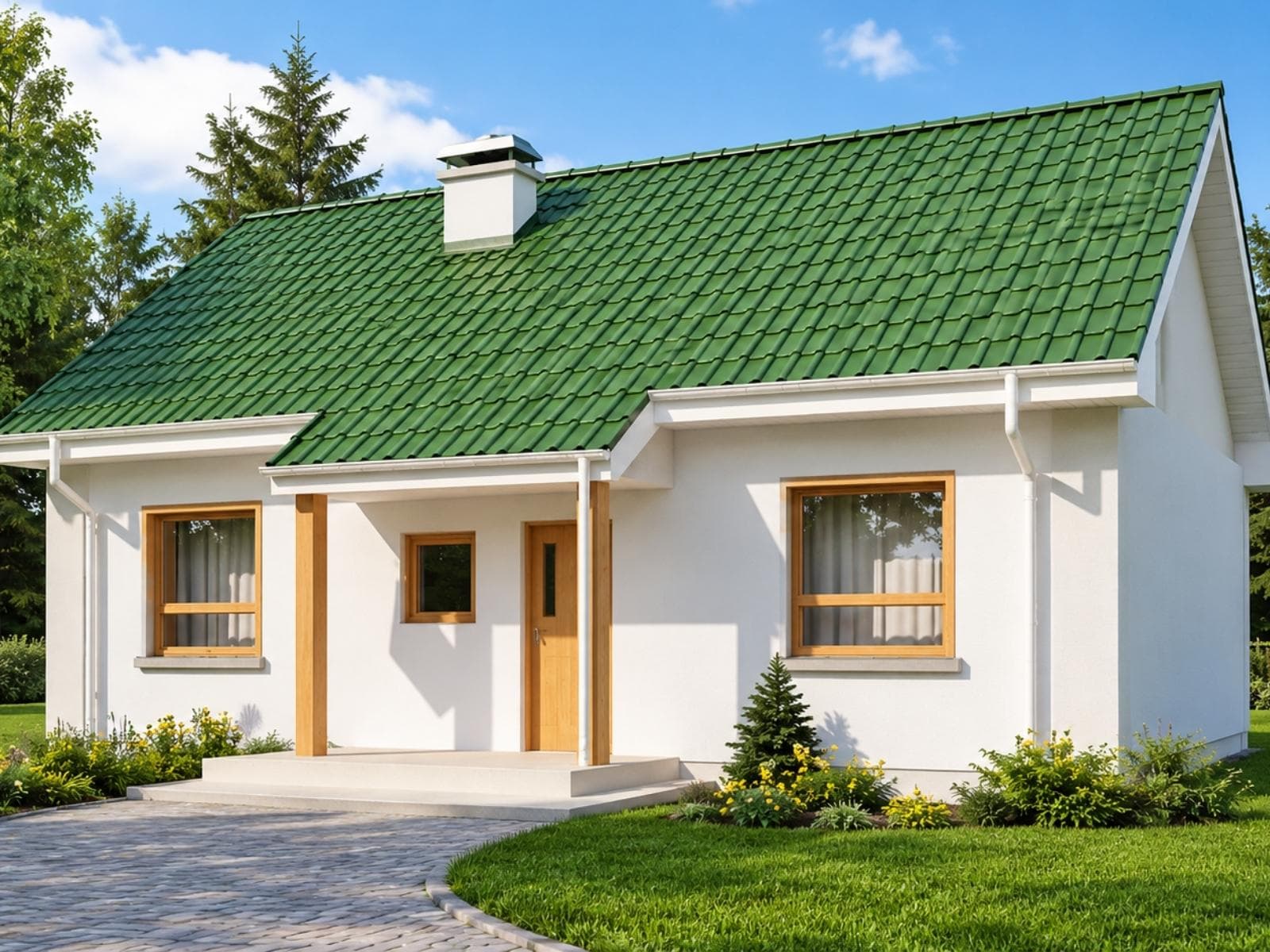 65–85 m² Tek Katlı Hafif Çelik Ev