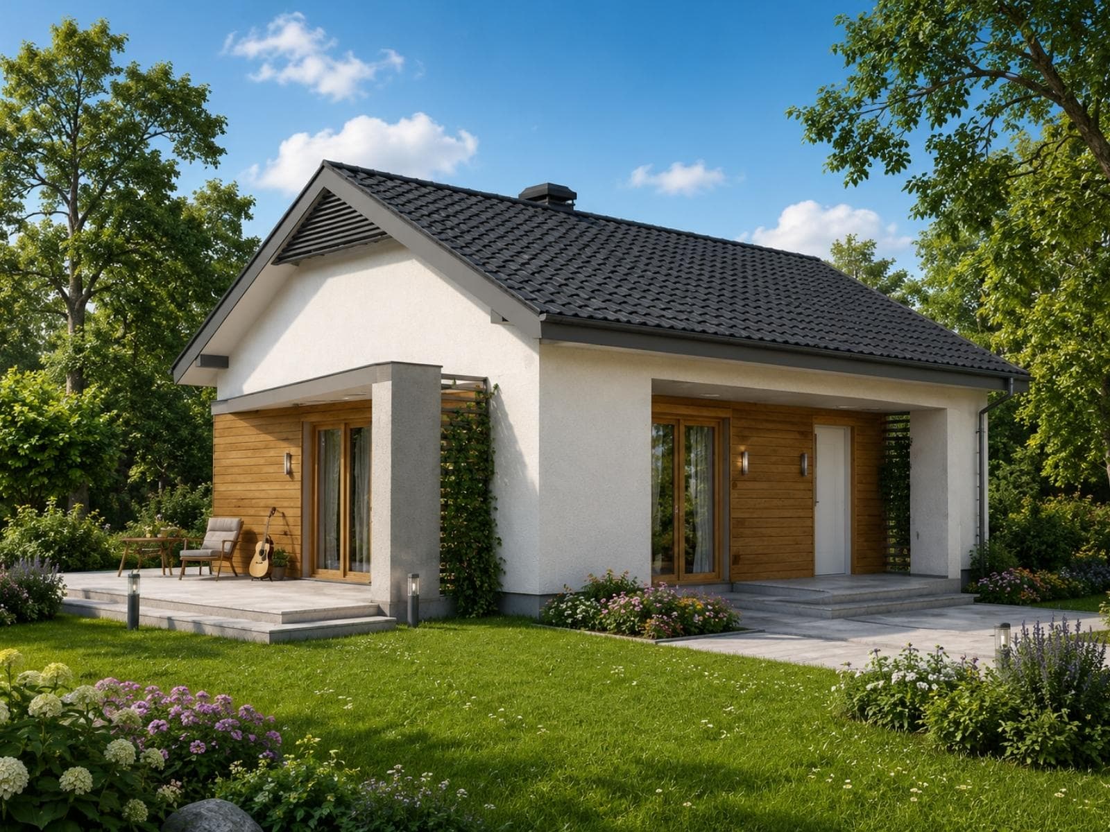90 m² Tek Katlı Hafif Çelik Ev