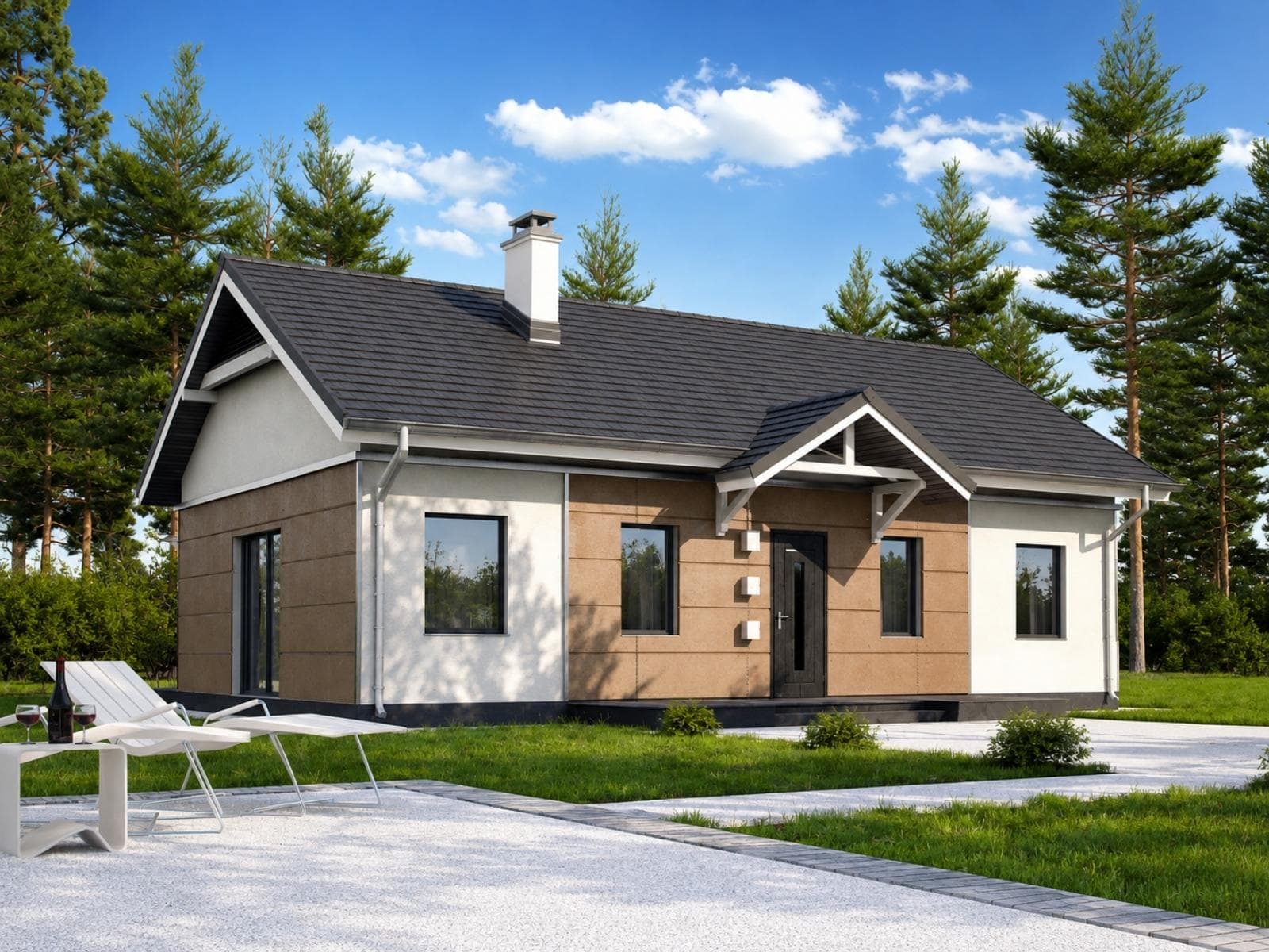 104 m² Tek Katlı Hafif Çelik Ev