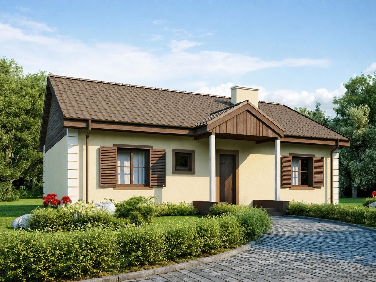 85–120 m² Tek Katlı Hafif Çelik Ev