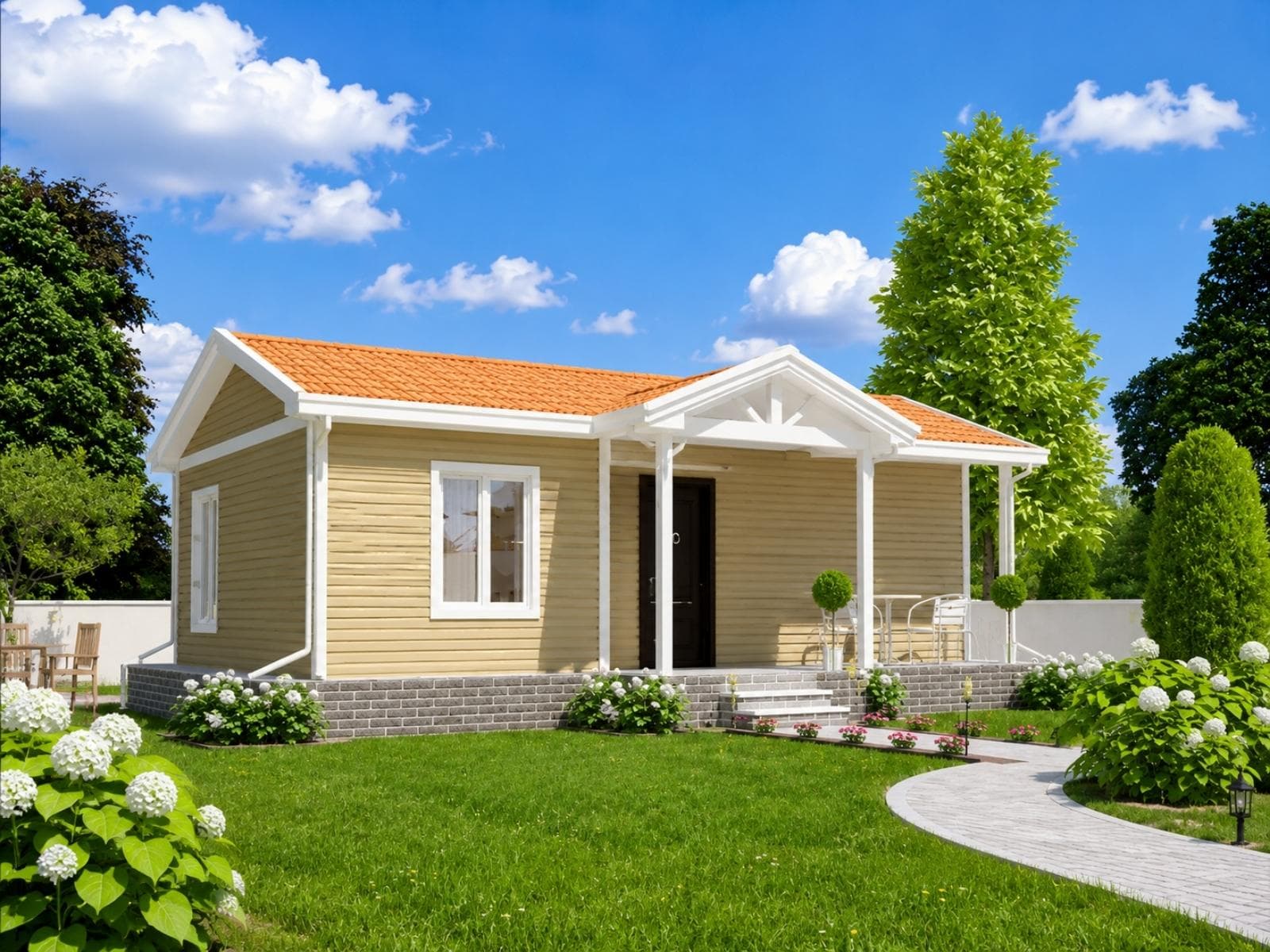 210 m² Tek Katlı Hafif Çelik Ev