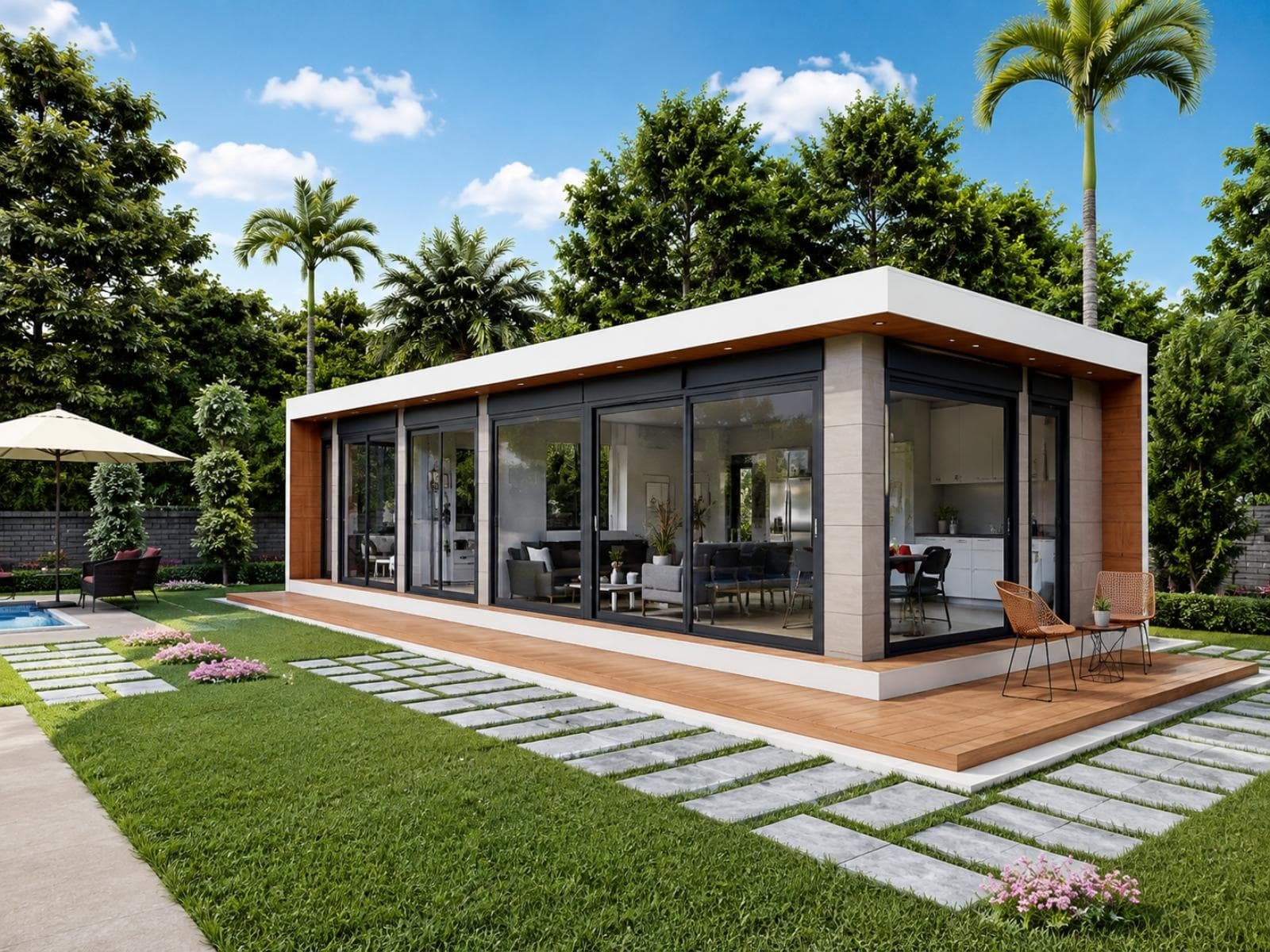 80 m² Tek Katlı Hafif Çelik Ev