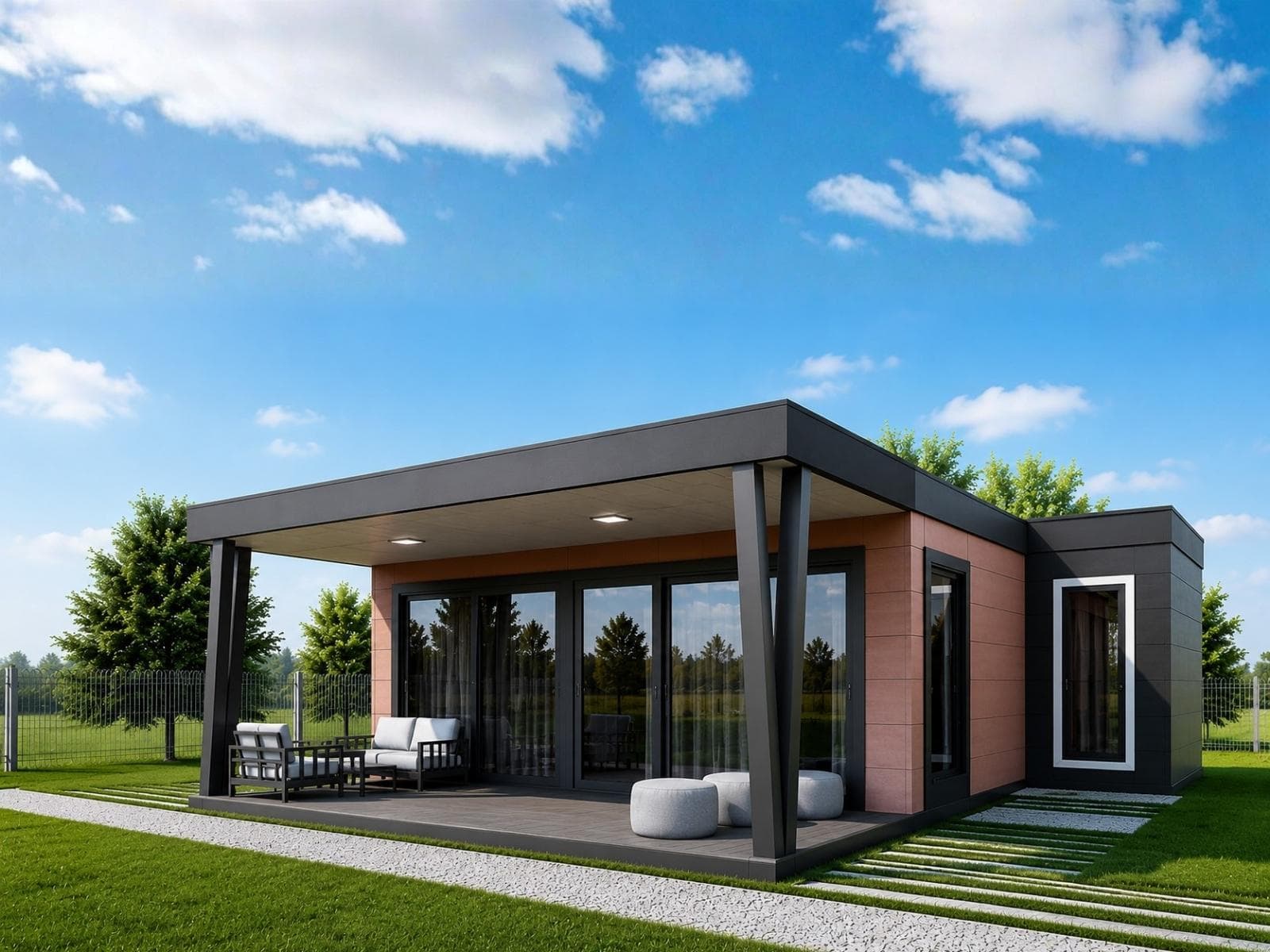 75 m² Tek Katlı Hafif Çelik Ev