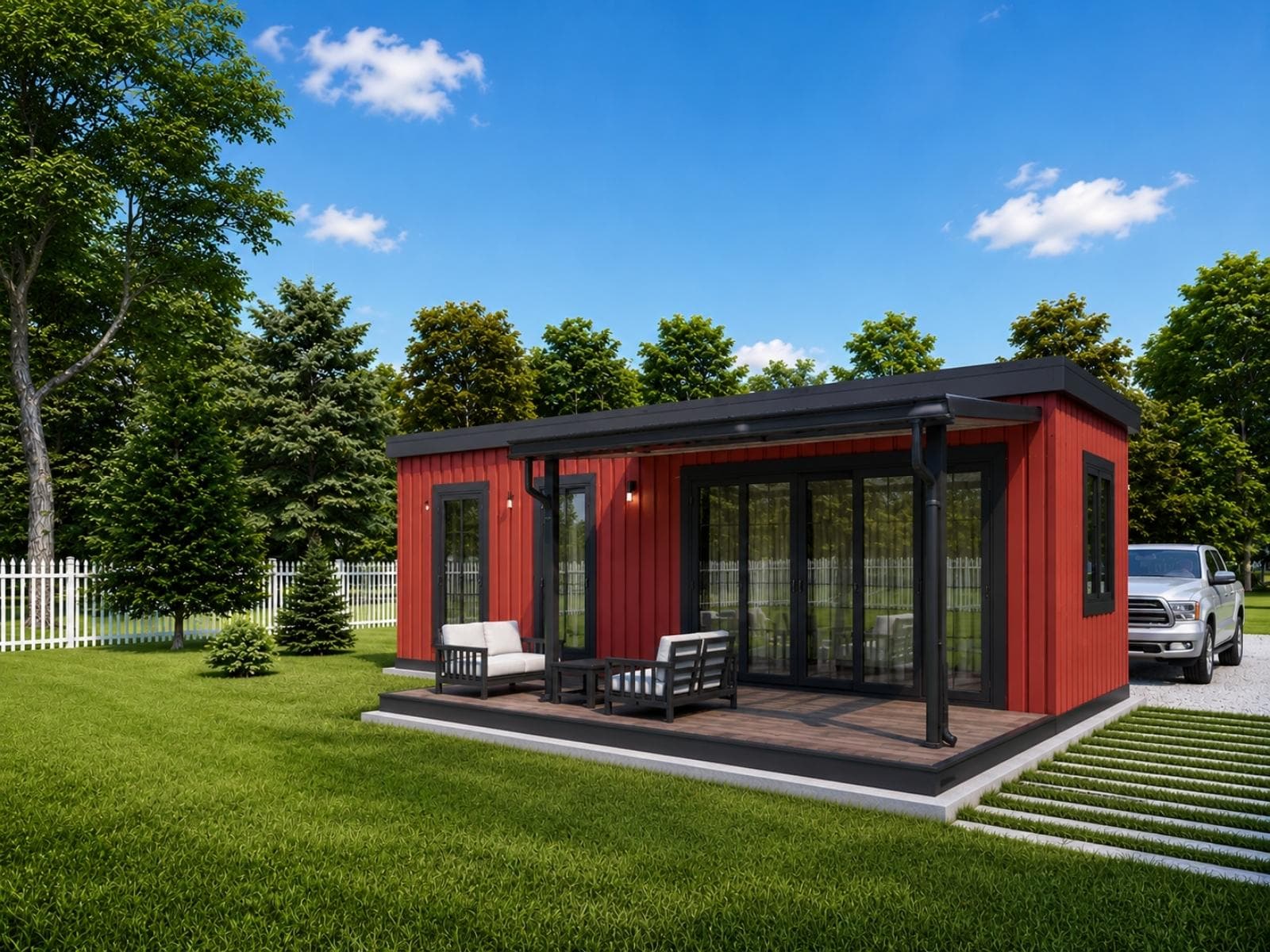 27 m² Tek Katlı Hafif Çelik Ev