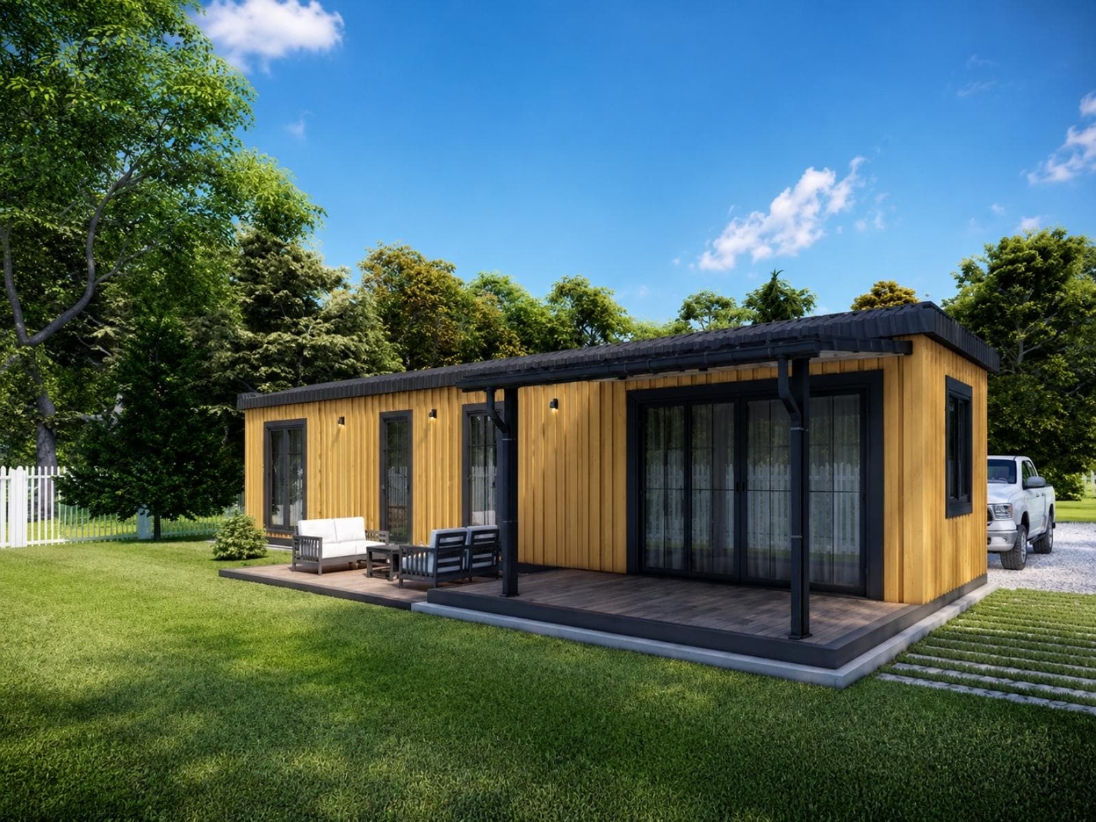 47 m² Tek Katlı Hafif Çelik Ev
