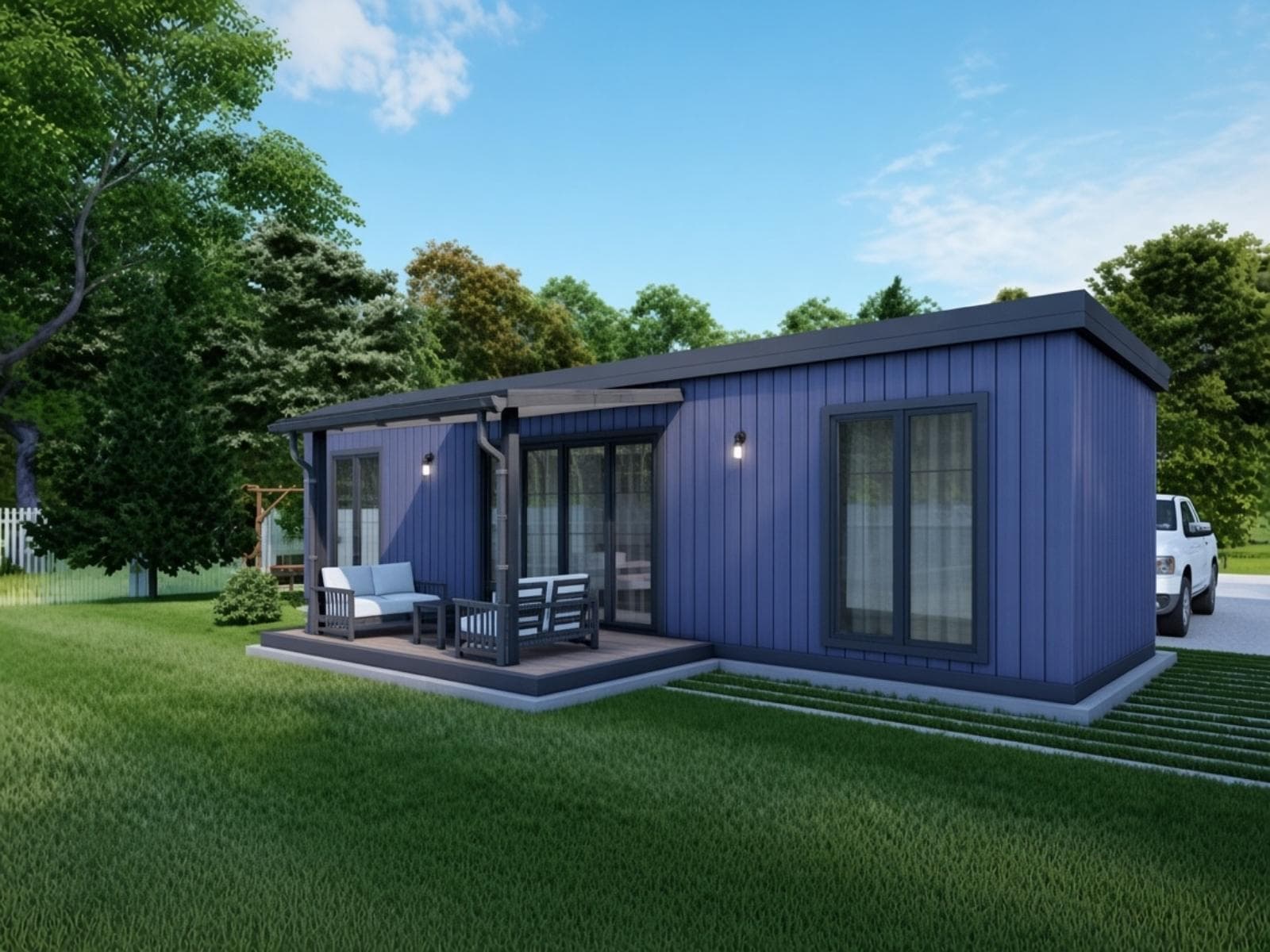 54 m² Tek Katlı Hafif Çelik Ev