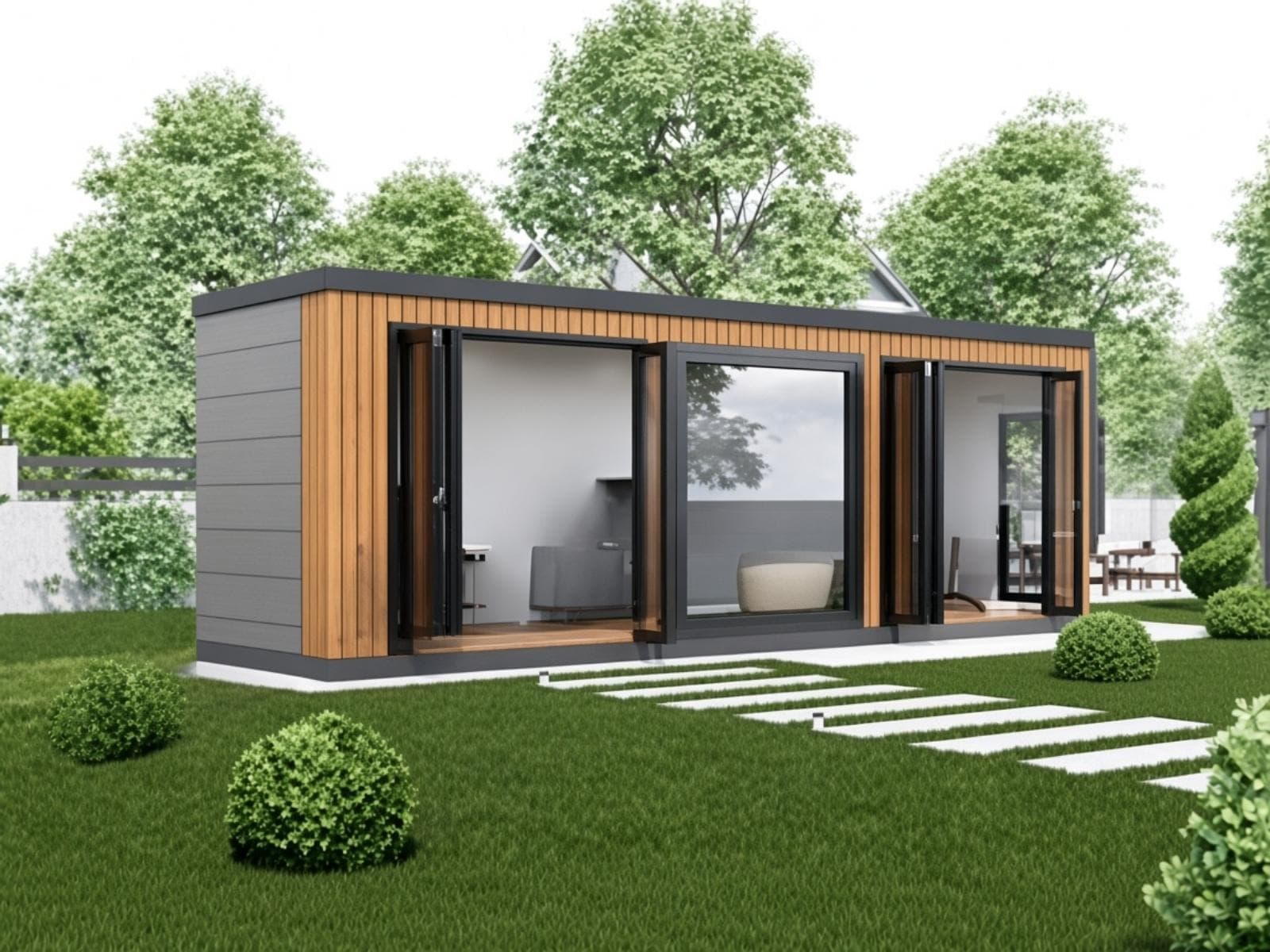 19,2 m² Tek Katlı Hafif Çelik Ev