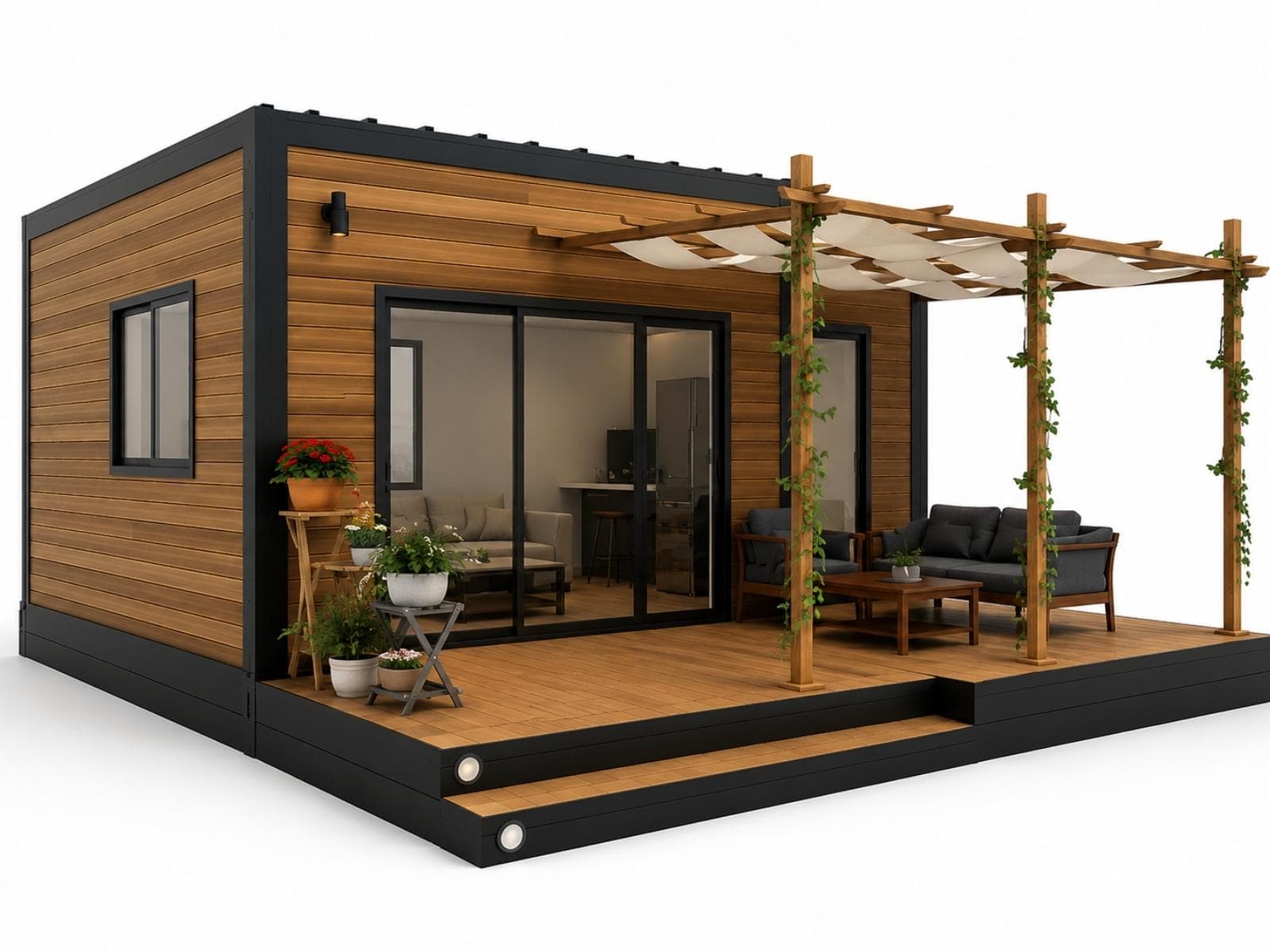 21 m² Tek Katlı Hafif Çelik Ev