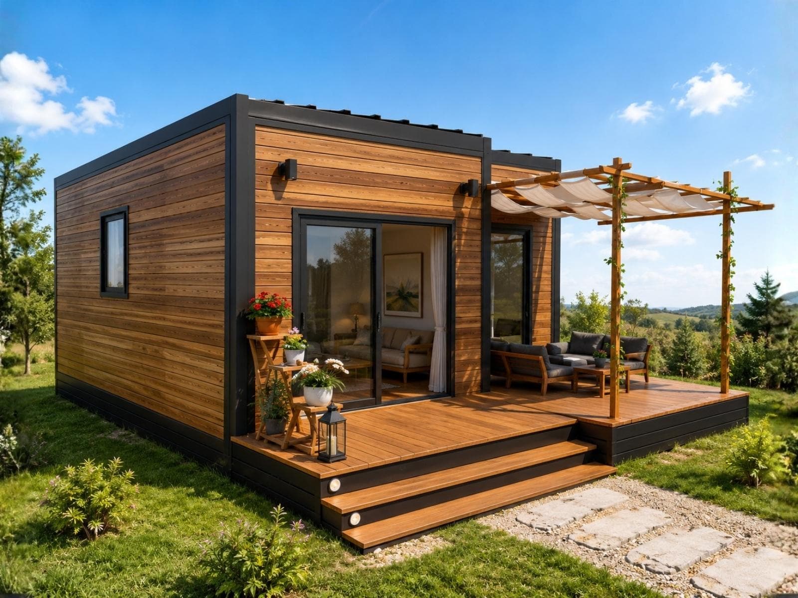42 m² Tek Katlı Hafif Çelik Ev